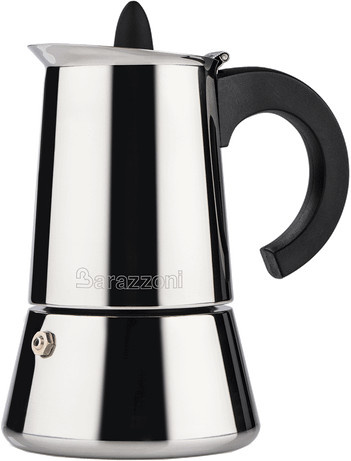 Barazzoni Espressokocher aus Edelstahl in Silber - Bild 1