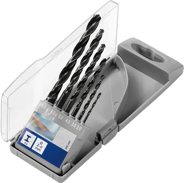 LUX-TOOLS Metallbohrer-Set Comfort aus Stahl, 6-teilig - Bild 1