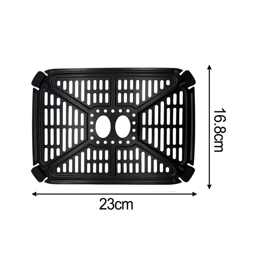 LEENKEA Ersatz-Grillpfanne in Schwarz für Foodi DZ401 DZ550 10QT DualZone Heißluftfritteusen - Bild 5