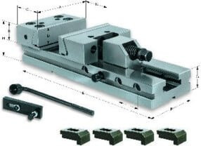 RÖHM Schraubstock MSR-150 SPW300 in Silber aus Stahl - Bild 1