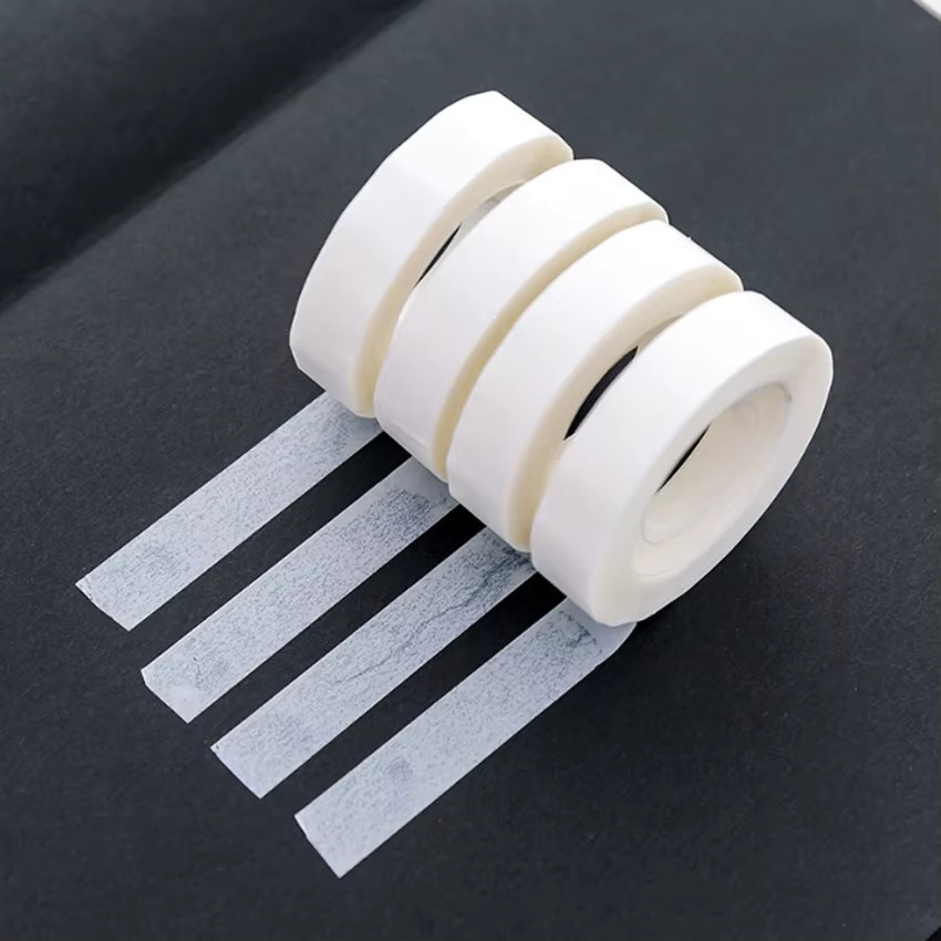 Leaffei Masking Tape Weiß Unsichtbares Klebeband für Büro und Scrapbooking B: 1 cm, Länge: 30 m - Bild 2