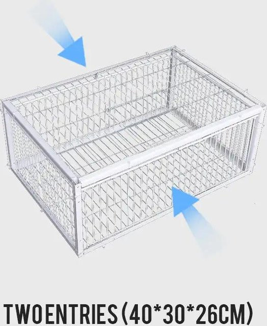 Automatische Tierfalle aus Metall für Vögel, Kaninchen, Mäuse und Tauben mit Einweg-Eingangssystem von Yiran Furniture - Bild 1