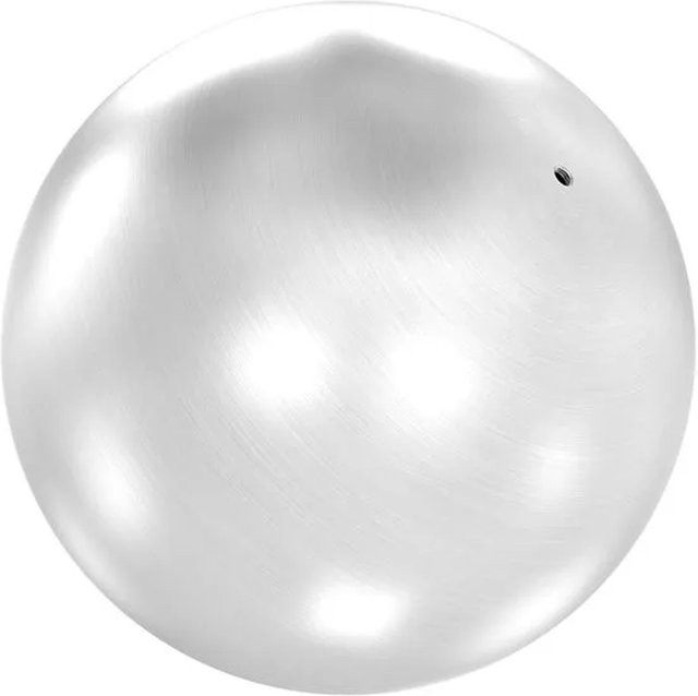 FeNau Hohlkugel aus Edelstahl in Silber matt mit Gewinde M10, Durchmesser: 30 cm - Bild 1