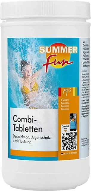 Summer Fun Desinfektion Combi Tabletten 1,2 kg (6 x 200 g) - Bild 1