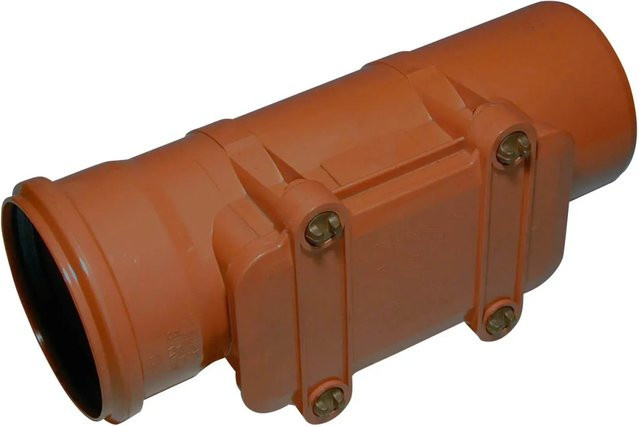 Marley Kanalgrund-Reinigungsrohr DN 125 in Orange - Bild 1
