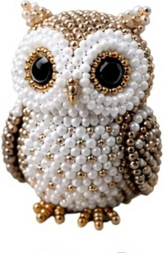 LydiaBlack DIY Tier-Perlen-Set, Tier-Bastelset, Owl, Bunt / Mehrfarbig - Bild 1