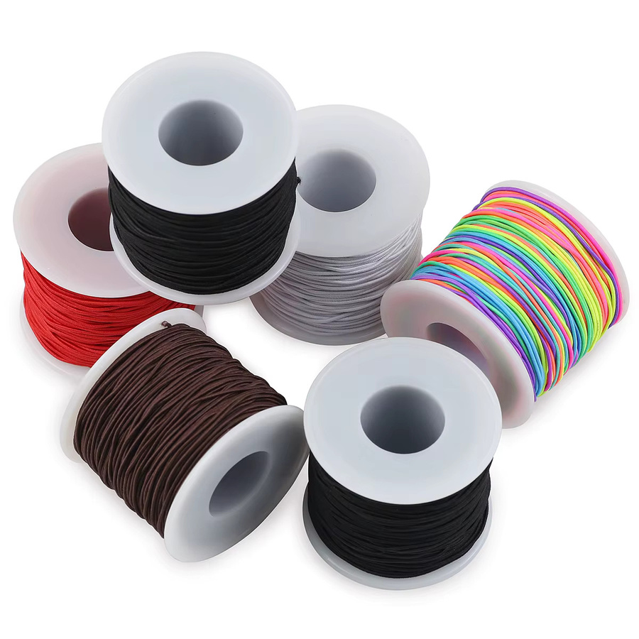JHNBY Perlenschnur, elastisch, mehrfarbig, 50 Meter, 1 mm - Bild 2