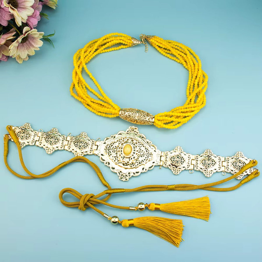 Sun spicems Schmuck Set, Perlen, Messing, Damen - Bild 2