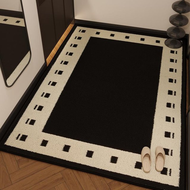 Rutschfeste Eingangsmatte als Fußmatte für den Eingangsbereich, beige, B/B: 50 x 80 cm - Bild 1