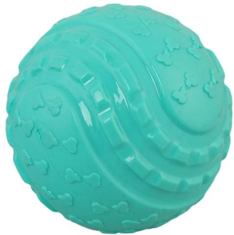 Pets Home Quietscheball Hundespielzeug, Gummiball, himmelblau - Bild 1