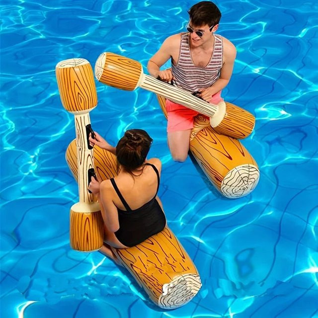 MYGVN Schwimmstangen-Set, 4-teiliges Set, orange, Kunststoff - Bild 1