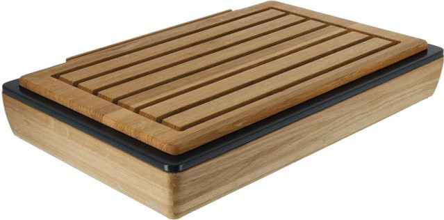 VEGA Brotschneidestation Montana GN 1/1 in Eiche und Transparent, Rechteckig, B/T/H: 36,5 x 57 x 11 cm - Bild 1