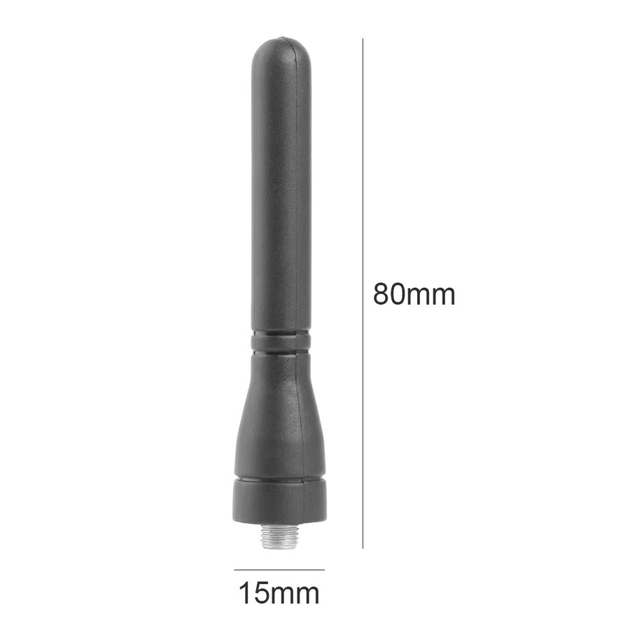 Baofeng Weiche Antenne für Funkgeräte mit SMA-F-Buchse, 400–470 MHz, Schwarz - Bild 5