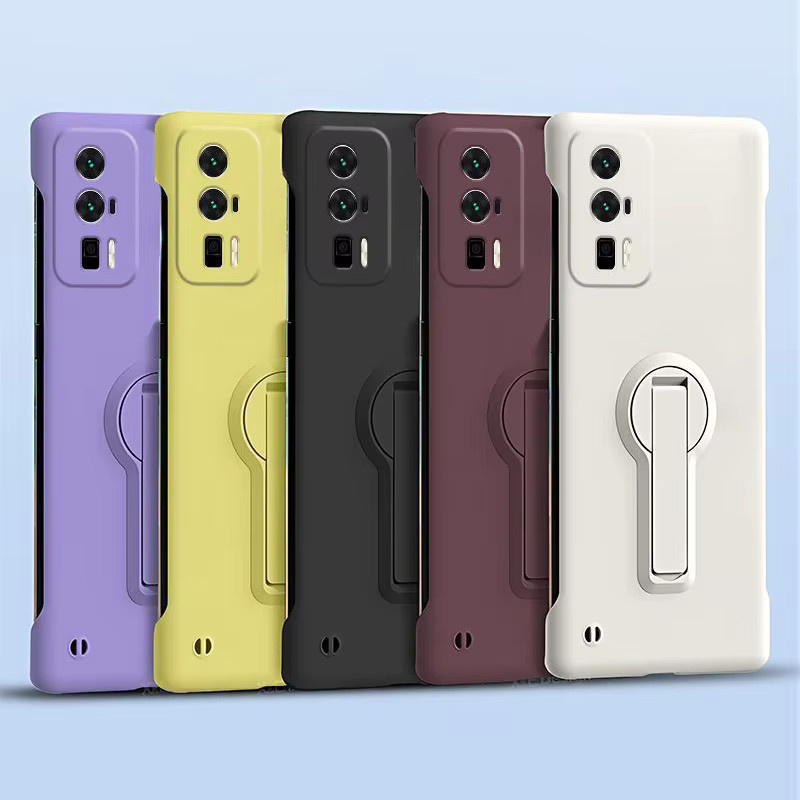 Xiaomi Handyhülle mit Drehständer und rahmenlosem Design in Purple für Redmi 12 13 14C Redmi Note 11S 11 12 13 14 Pro Plus - Bild 4