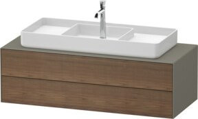 Duravit Waschtischunterschrank White Tulip in White, B/T/H: 130 x 55 x 40,8 cm - Bild 1