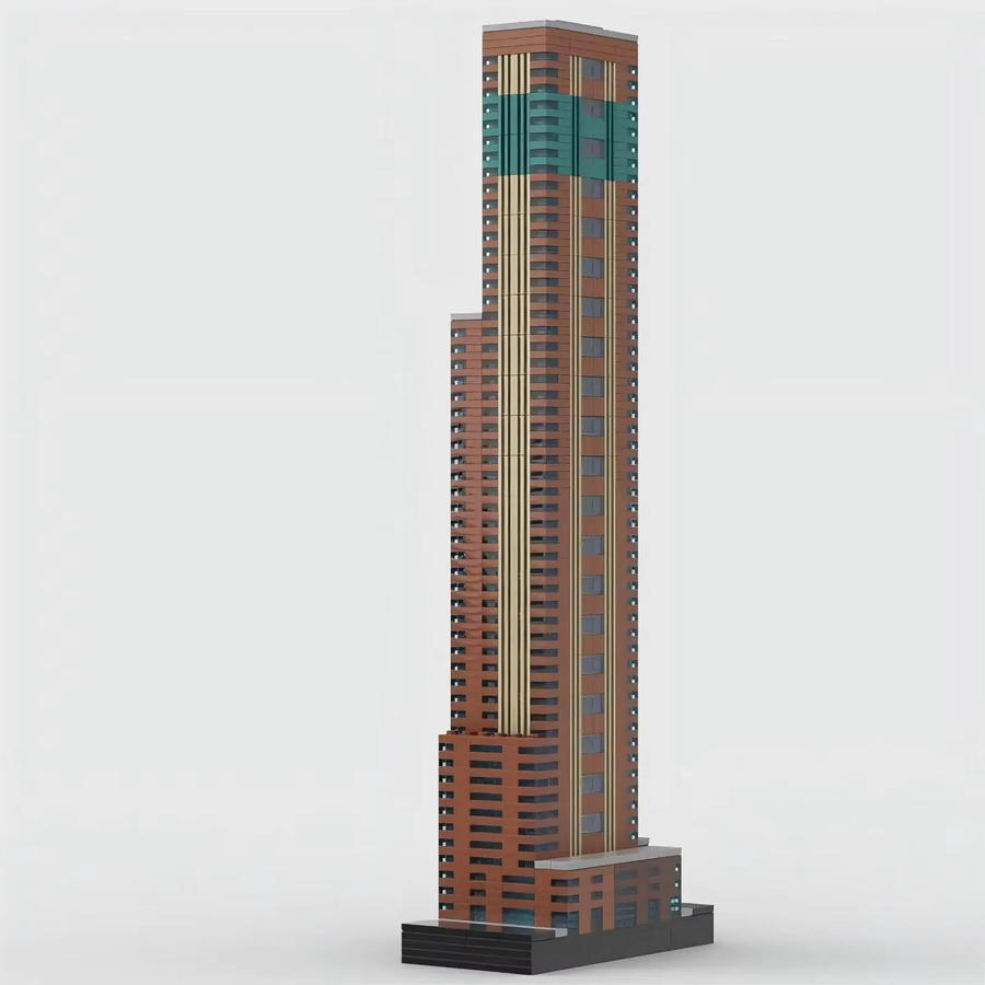 Carnegie Halle Turm, Bausteine Modell, Maßstab 1:650 - Bild 2