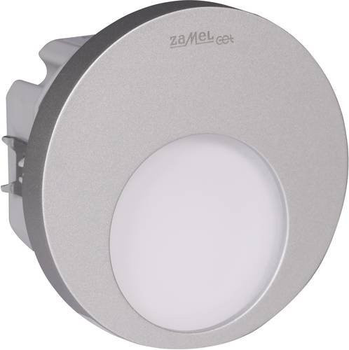 Zamel Muna LED-Wandeinbauleuchte 02-221-12 in Silber, runde LED-Treppenleuchte aus Aluminium - Bild 1