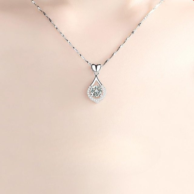 Lucky Star Jewelry Halskette 999 Silber, Zirkonia, Damen - Bild 1