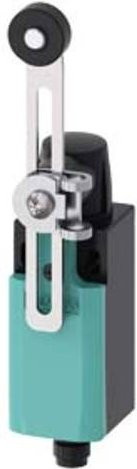 Siemens Positionsschalter 3SE5234-0HK50-1AC4 mit Schwenkhebel aus Metall, Kunststoffrolle und IP65 Schutzart in Türkis - Bild 1