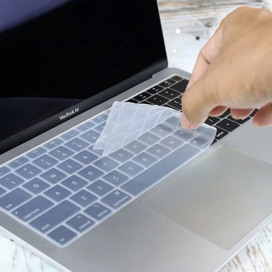 Wasserdichte Tastaturabdeckung in Transparent für MacBook Air und MacBook Pro Modelle - Bild 4