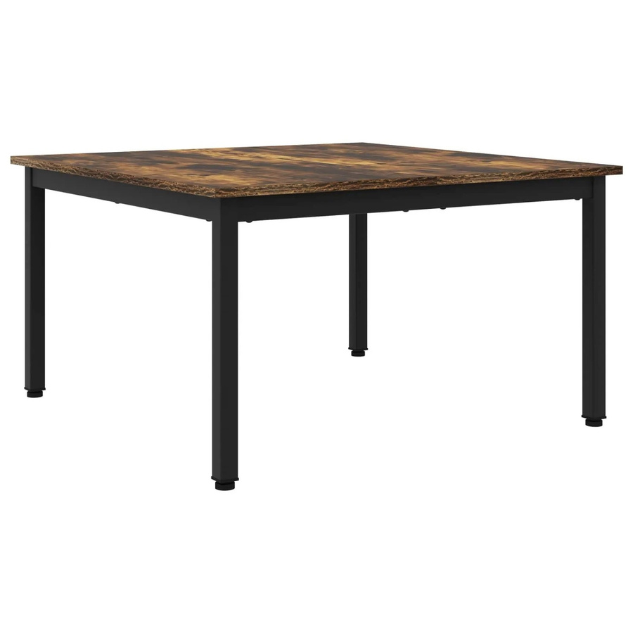 vidaXL Couchtisch modern in Raucheiche, B/T/H: 80 x 80 x 45 cm - Bild 2