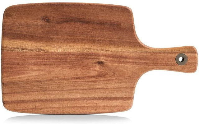 Schneidebrett aus Akazienholz von Zeller Present in Braun mit Griff, Rechteckig, B/T/H: 32,0 x 18,3 x 0,27 cm - Bild 1