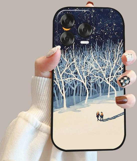 Handyhülle aus weichem Silikon TPU für ZTE Blade V70 Design 4G und Nubia V70 Max 4G in Multicolor - Bild 1