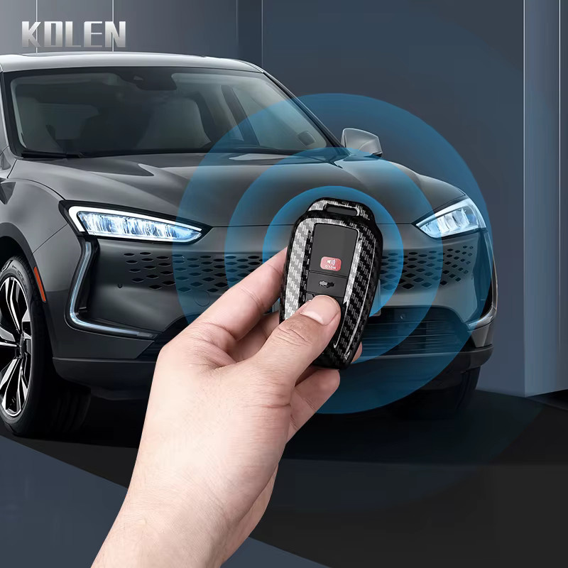 Schutzhülle aus Carbon-Faser für Toyota Schlüssel, Farbe: Schwarz - Bild 3