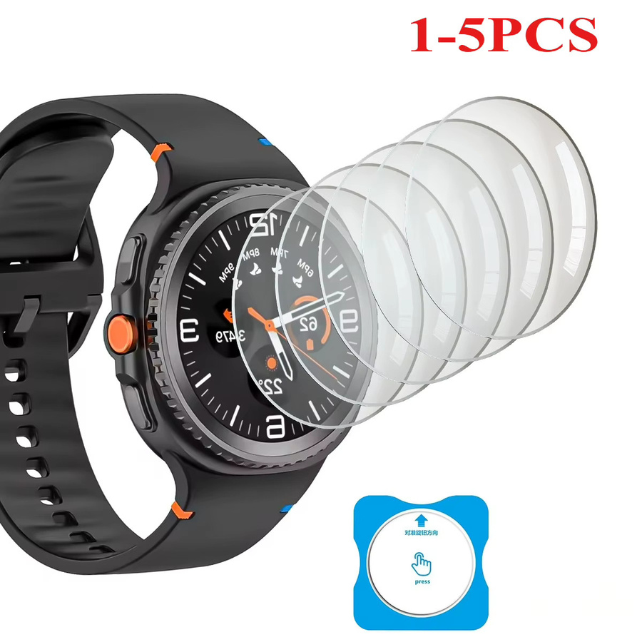 FancyWrist Gehärtete Glasschutzfolie für Samsung Galaxy Watch7/8 40 mm 44 mm und Watch 8 Classic 46 mm, transparent und kratzfest - Bild 2