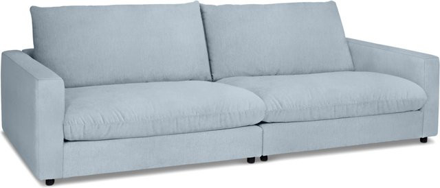 Sofa Sansibar Wangerooge in Blau, modernes Polstersofa mit Stoffbezug und Wendefunktion, B/T/H: 268 x 127 x 84 cm - Bild 1
