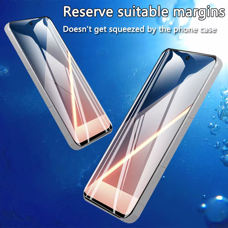 Displayschutzfolie aus gehärtetem Glas für Xiaomi Poco M7 4G, 9H kratzfest, transparent - Bild 4