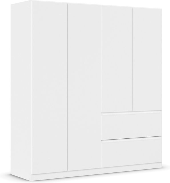 RAUCH BLUE Costa Drehtürenschrank in Weiß mit integrierten Schubladen, B/T/H: 181 x 54 x 197 cm - Bild 1