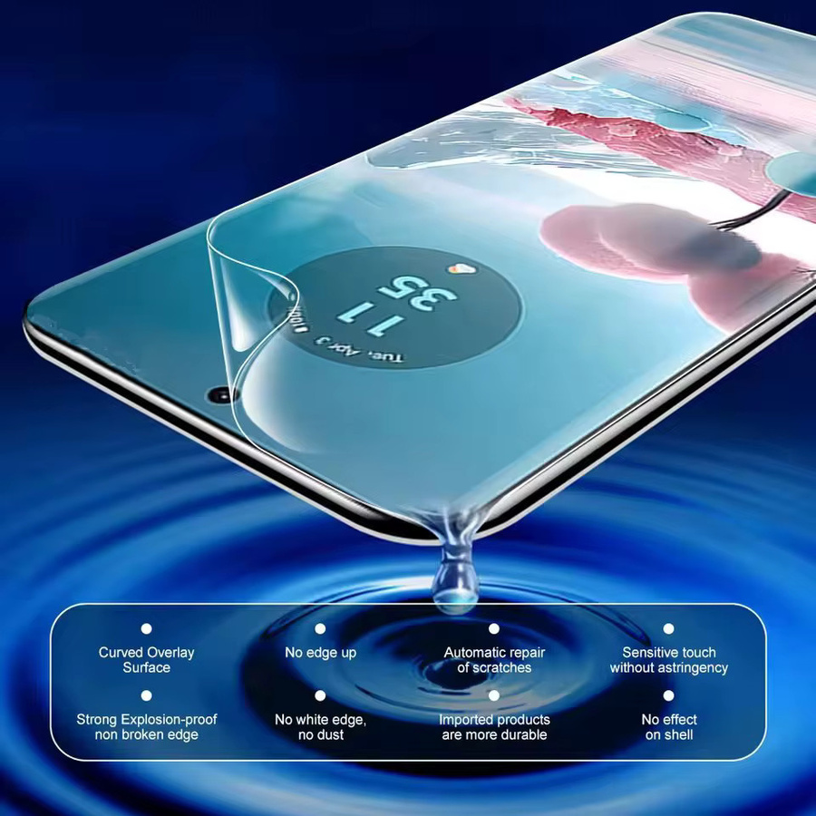 3er Pack HD Hydrogelfolie Displayschutzfolie für Motorola Moto Edge 60 Fusion 5G, transparent - Bild 5