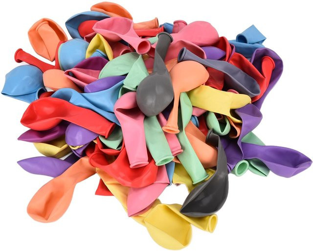 100 Stück Macaron-Latexballons in Beige und Multicolour, explosionssichere runde Partyballons für Hochzeiten und Geburtstage - Bild 1