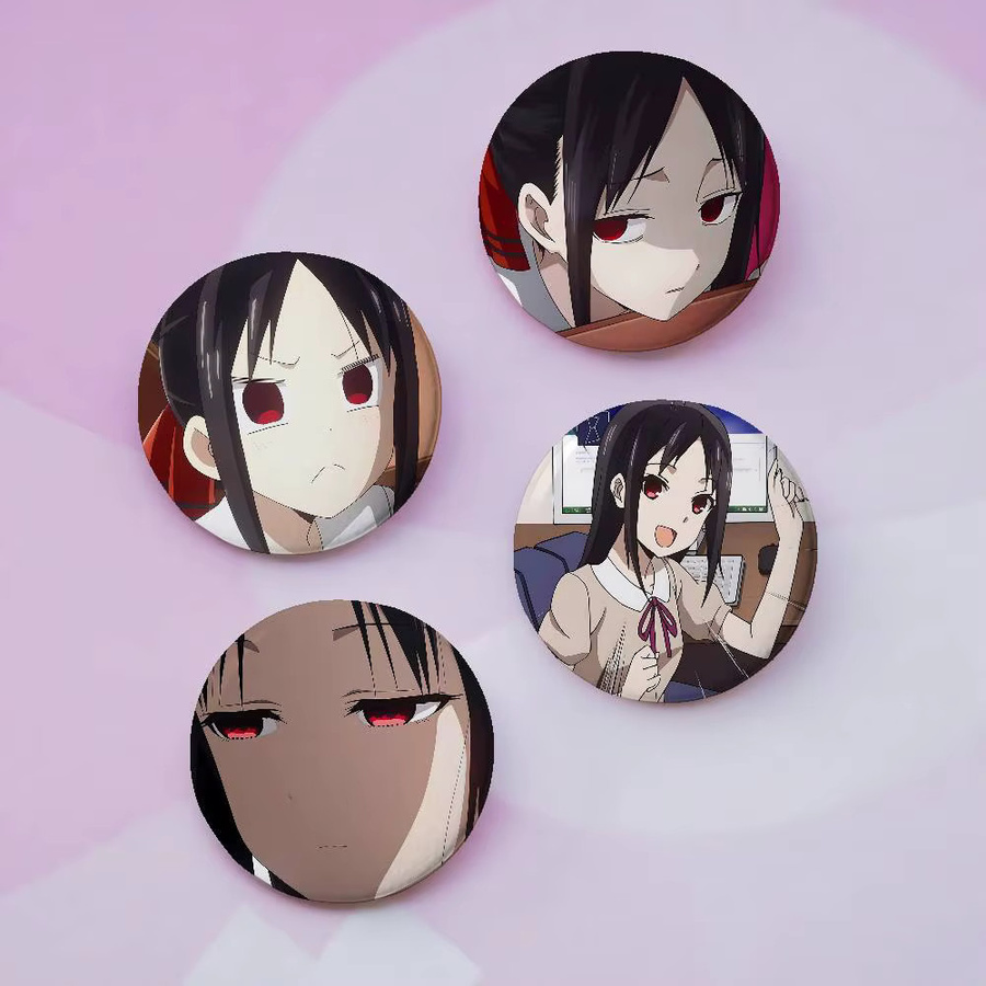 bilibili Brosche, Kaguya Shinomiya, runde Abzeichen - Bild 2
