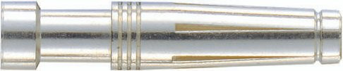 HARTING Crimpkontakt 09338006204 aus Messing in Silber - Bild 1
