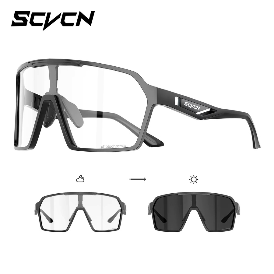 Kapvoe Sportsonnenbrille, Unisex, Vollrand, Kunststoff, photochromatisch - Bild 2