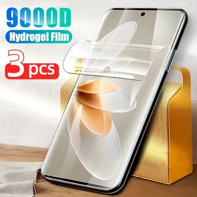 3er-Pack Hydrogel Schutzfilm für Vivo Y21, Y21s, Y33s, Y51, Y52, Y72 5G und Y53s 4G, transparent - Bild 1