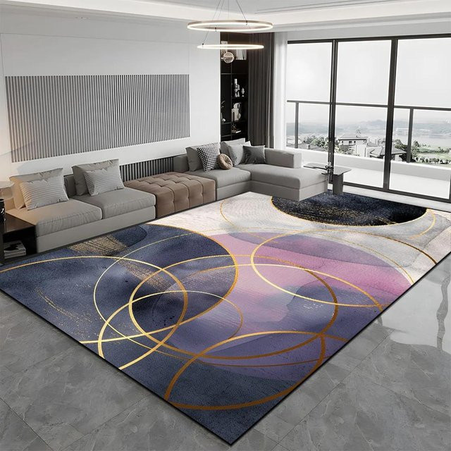Modernes Flanell-Design Karpetti Teppich in Multicolour für Wohnzimmer und Schlafzimmer, B/T: 200 x 300 cm - Bild 1
