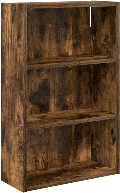 vidaXL Badezimmer-Wandschrank aus Holzwerkstoff in Geräucherte Eiche, Braun, B/T/H: 40 x 16 x 62,5 cm - Bild 1