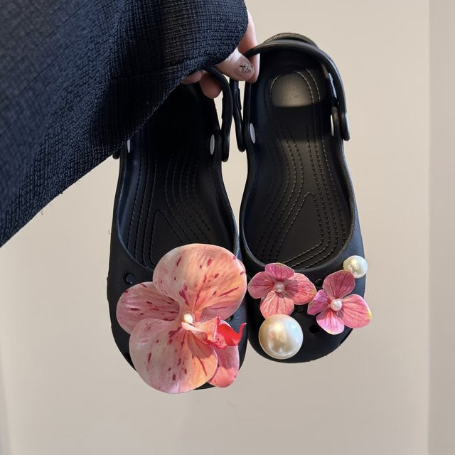SMATLELF Schuhcharms-Set, Ballettschuh, Blumen, Perlen, Damen - Bild 1