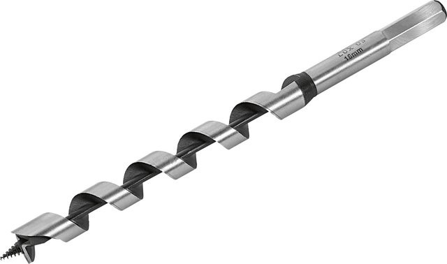 LUX-TOOLS Balkenbohrer aus Stahl in Silber mit Durchmesser: 16 mm und Länge: 235 mm - Bild 1