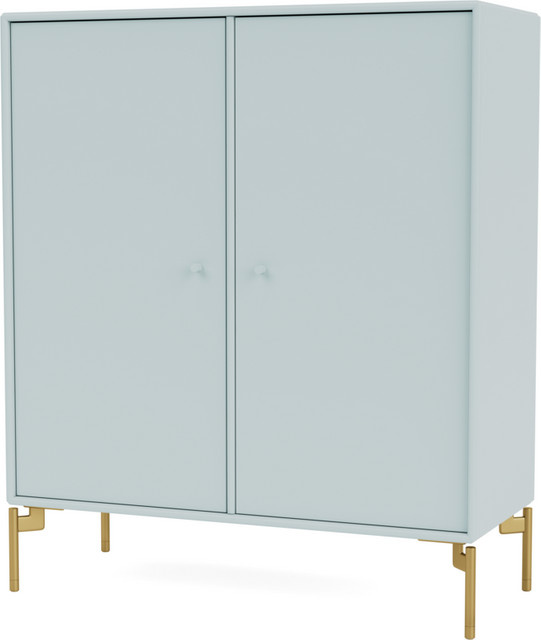 Montana Cover Schrank in Blau, moderner freistehender Schrank aus lackiertem MDF für Wohnräume - Bild 1