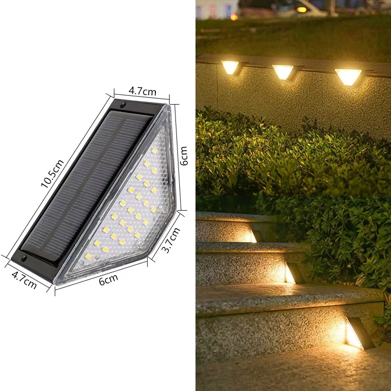 Heinast Solar-Deckleuchten Schwarz Modern Rechteckig mit Warmweißem Licht für Treppen, Geländer und Terrasse - Bild 7