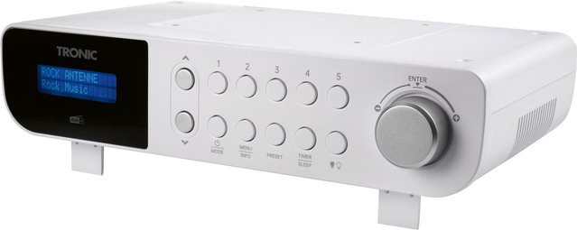 TRONIC Unterbau Küchenradio DAB+ TKR 3W D7 in Weiß - Bild 1