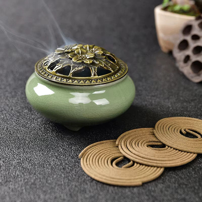 YXYMCF Räucherstäbchen Set mit 20 Tellern aus Sandelholz und Lavendel für Aromatherapie und Yoga - Bild 3