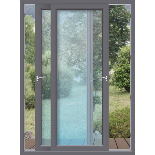 Meeth Schiebetür 96/2 in Grau mit modernem Design, B: 300 cm, H: 200 cm - Bild 2