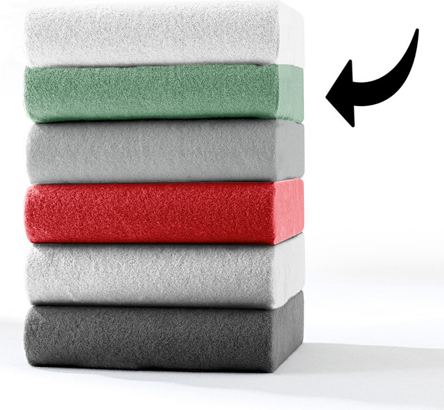 Dreamtex Polar-Fleece-Spannbetttuch aus Polyester, B/T: 90 x 100 cm, Höhe: 30 cm - Bild 1