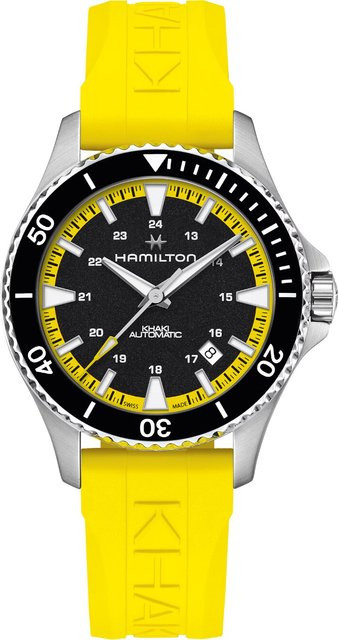 Hamilton Herrenuhr Khaki Navy Scuba, Automatik, Edelstahl, 40mm, Kautschuk, 10 ATM - Bild 1