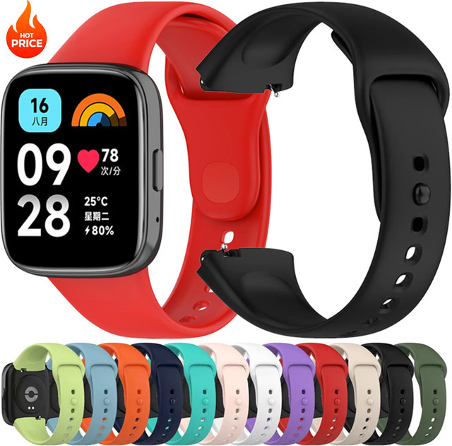 Xiaomi Uhrenarmband Silikon, Schwarz, Unisex - Bild 1